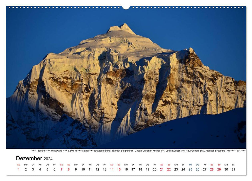 Solo Khumbu (CALVENDO Premium Wall Calendar 2024) 