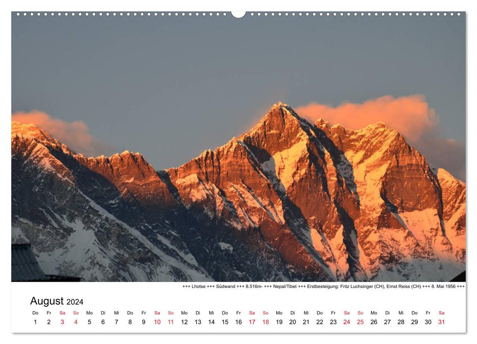 Solo Khumbu (CALVENDO Premium Wandkalender 2024)