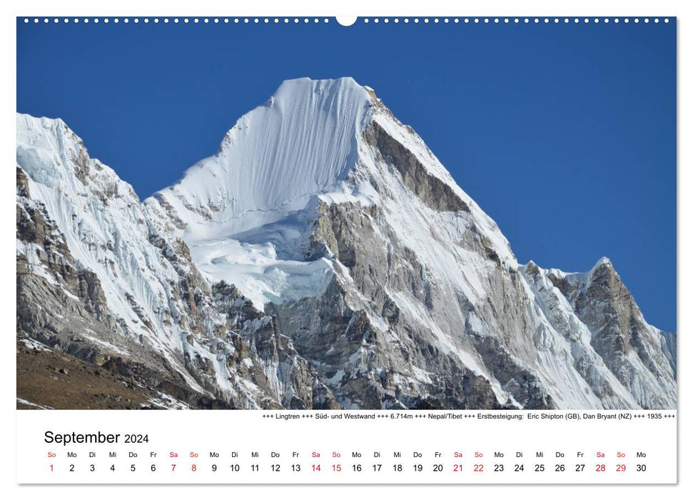 Solo Khumbu (CALVENDO Premium Wandkalender 2024)