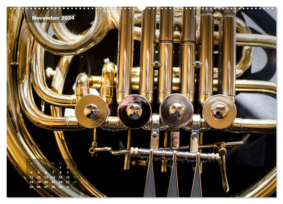 Le cor, un instrument merveilleux (Calendrier mural CALVENDO 2024) 