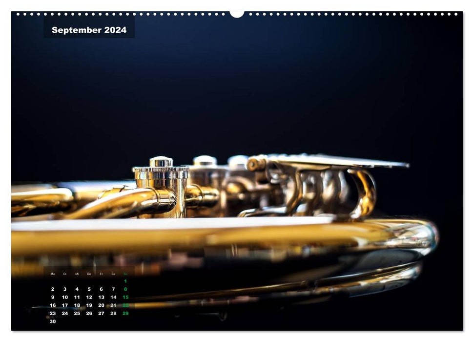 Das Horn, ein herrliches Instrument (CALVENDO Wandkalender 2024)
