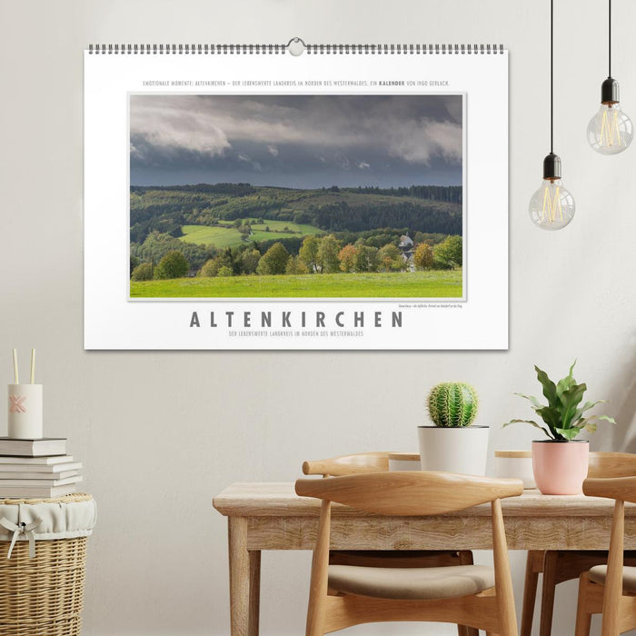 Emotional moments: Altenkirchen - the livable district in the north of the Westerwald. (CALVENDO wall calendar 2024) 