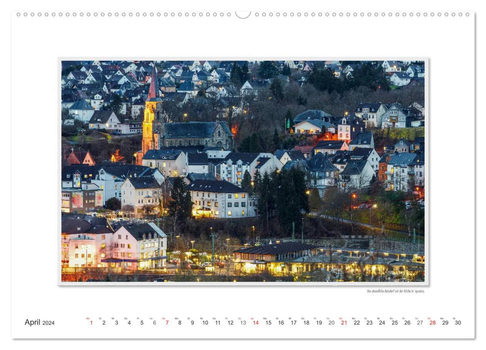 Emotional moments: Altenkirchen - the livable district in the north of the Westerwald. (CALVENDO wall calendar 2024) 