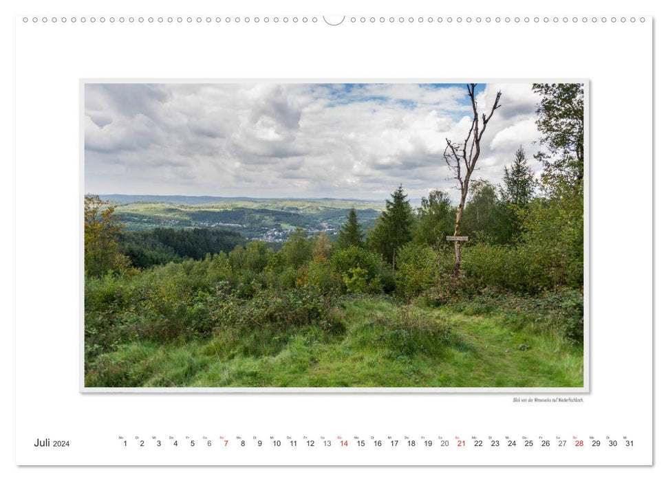 Emotional moments: Altenkirchen - the livable district in the north of the Westerwald. (CALVENDO wall calendar 2024) 