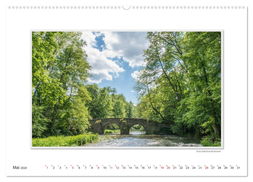 Emotional moments: The northern Westerwald - rough and warm. (CALVENDO wall calendar 2024) 