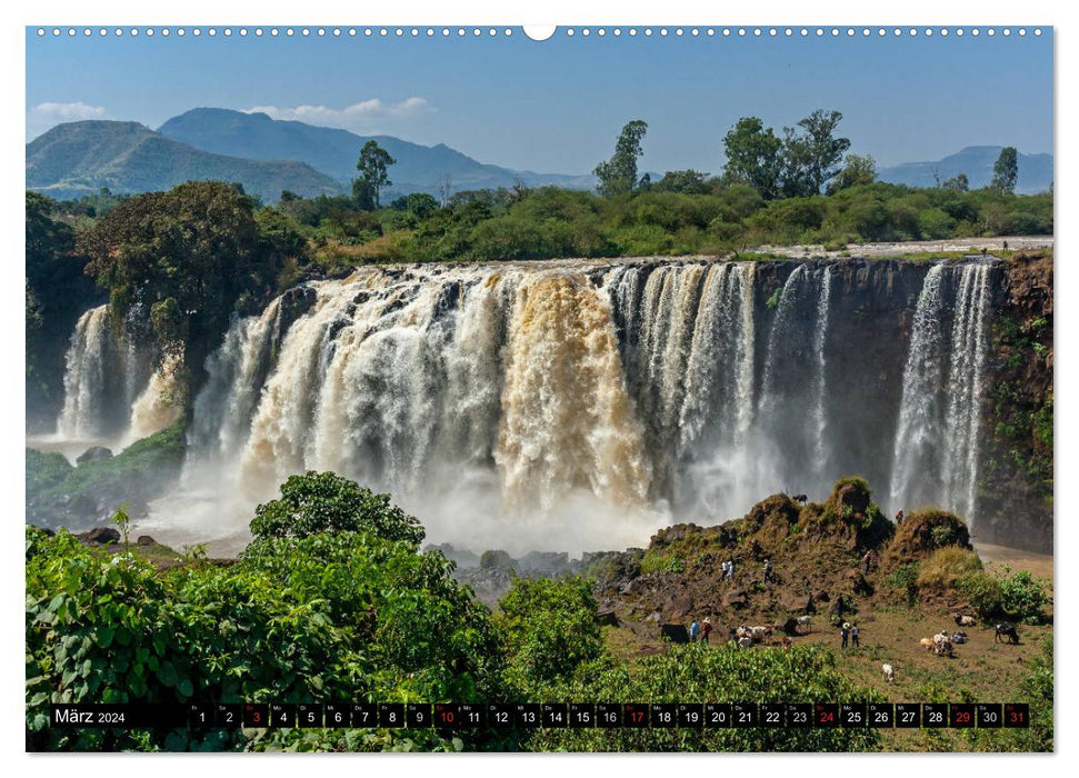 Ethiopia - On the Roof of Africa (CALVENDO Premium Wall Calendar 2024) 