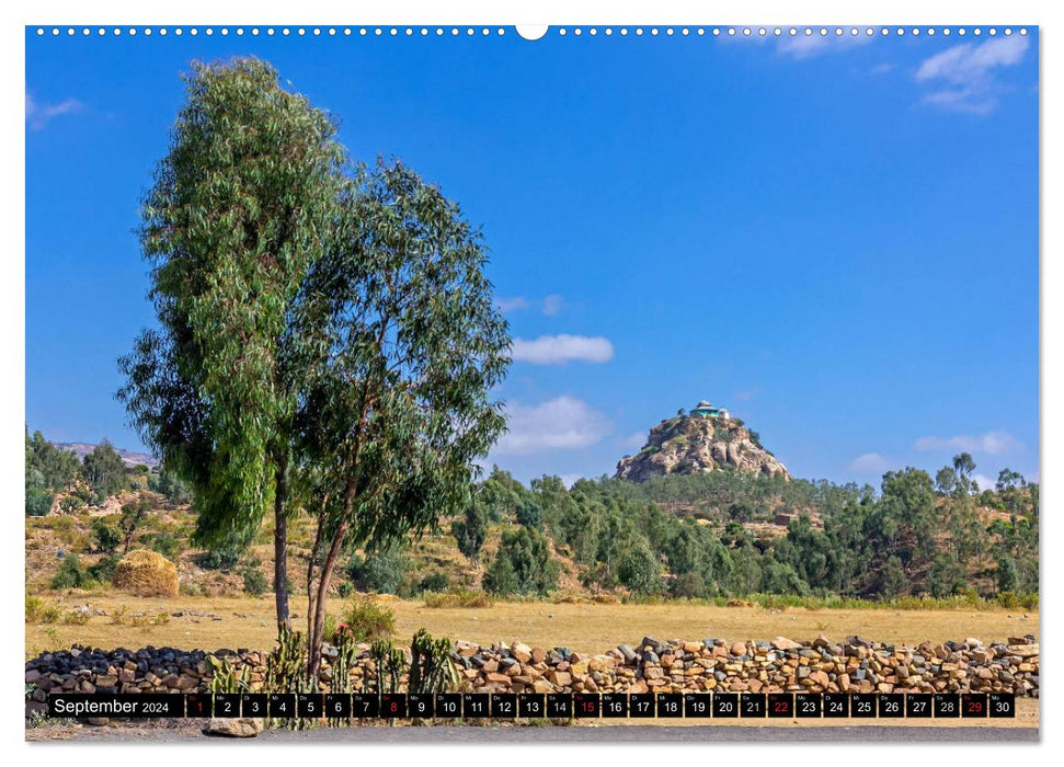 Éthiopie – Sur le toit de l'Afrique (Calvendo Premium Wall Calendar 2024) 