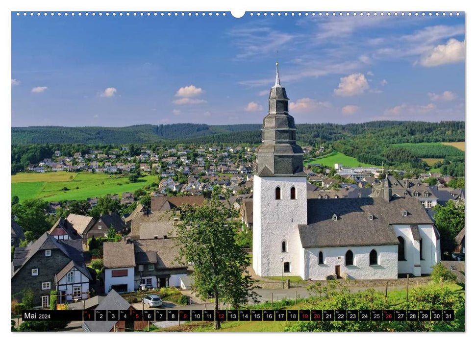 Sur la route en Allemagne (Calendrier mural CALVENDO Premium 2024) 