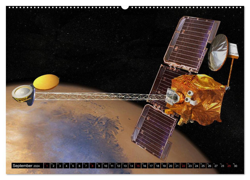 Missions dans l'espace (Calendrier mural CALVENDO Premium 2024) 