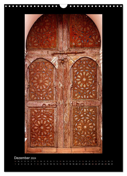 North African Doors (CALVENDO Wall Calendar 2024) 