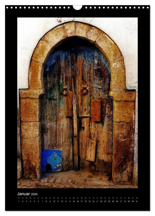 North African Doors (CALVENDO Wall Calendar 2024) 