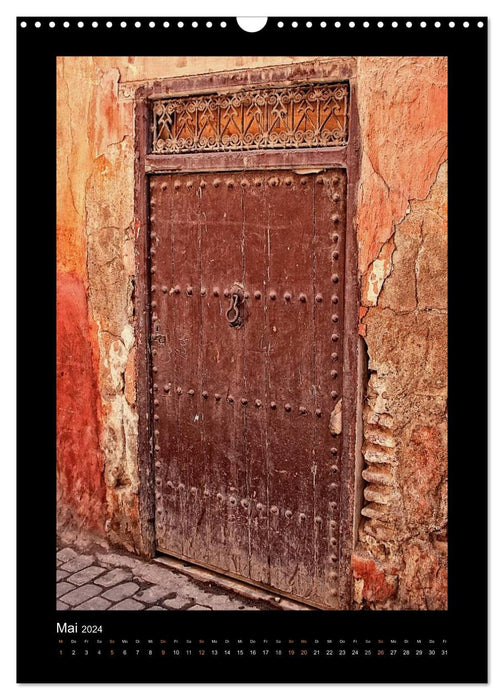 North African Doors (CALVENDO Wall Calendar 2024) 