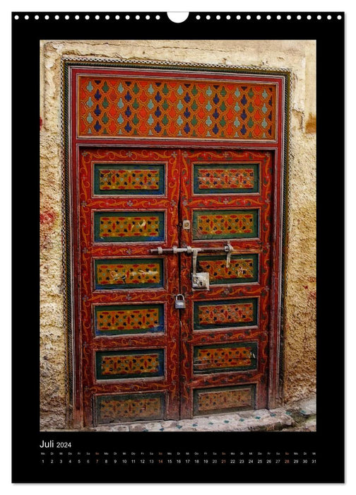 North African Doors (CALVENDO Wall Calendar 2024) 