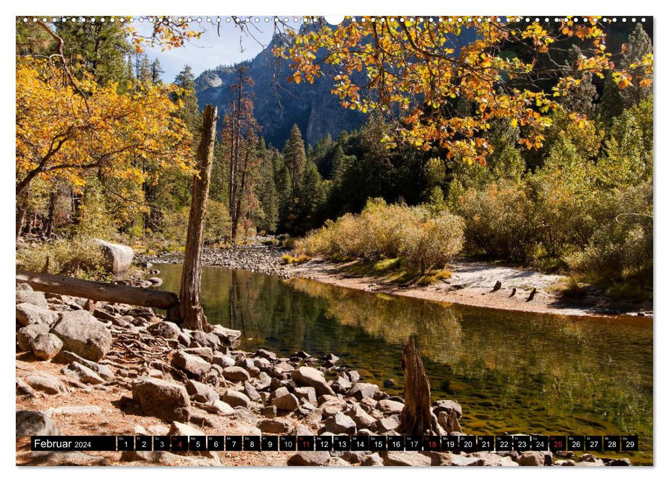 Yosemite - USA (Calendrier mural CALVENDO 2024) 