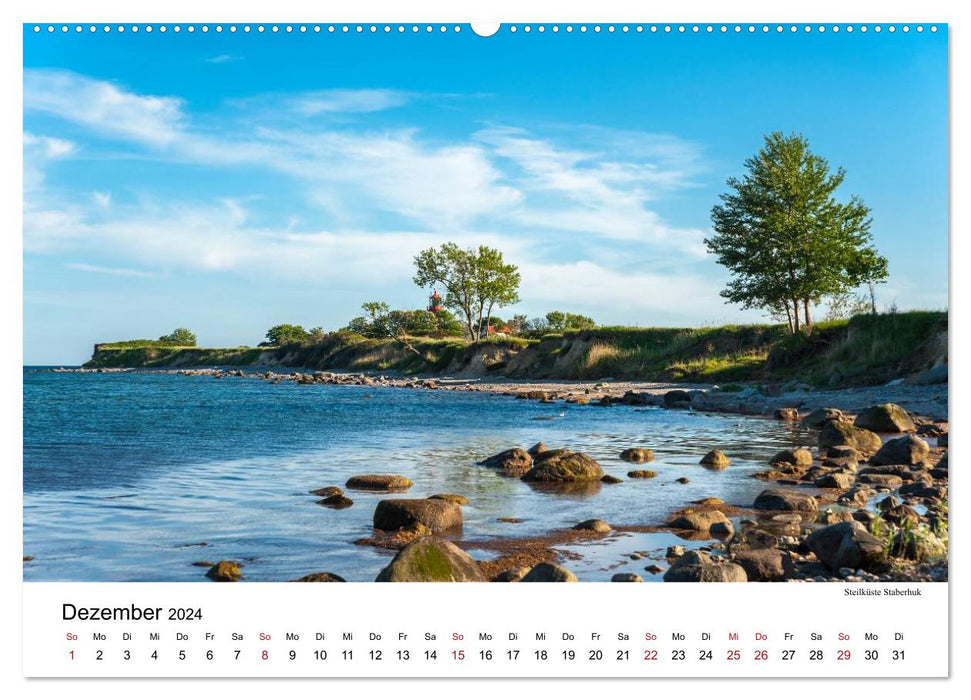 Fehmarn - "fe mer" bien sûr "situé au bord de la mer" (calendrier mural CALVENDO 2024) 