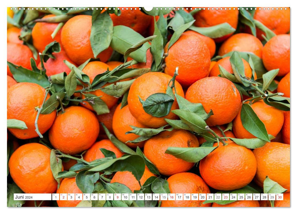Moments d'émotion : oranges et citrons. (Calendrier mural CALVENDO Premium 2024) 
