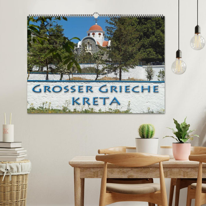 Großer Grieche Kreta (CALVENDO Wandkalender 2024)
