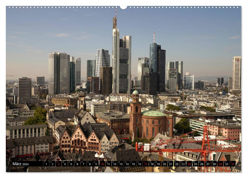 Skylines weltweit (CALVENDO Wandkalender 2024)