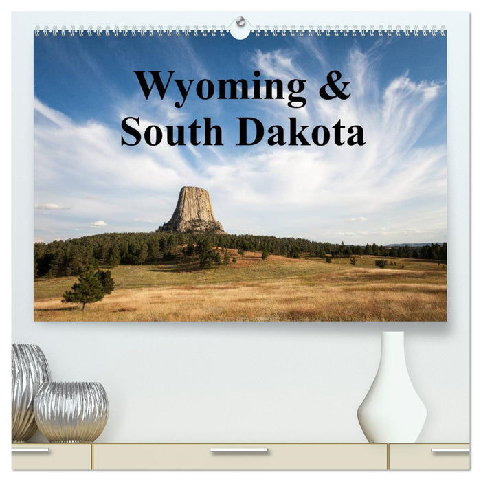 Wyoming et Dakota du Sud (Calvendo Premium Calendrier mural 2024) 