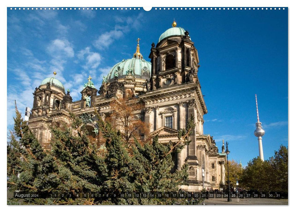 Berlin – une ville cosmopolite avec un cœur (Calendrier mural CALVENDO Premium 2024) 