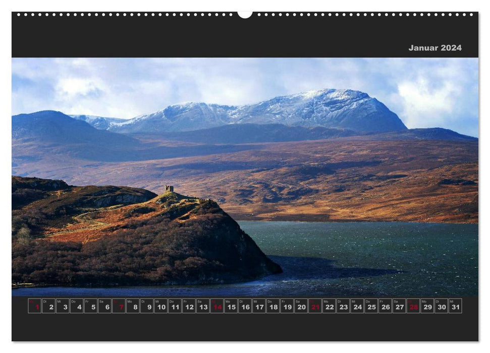 Panoramas d'Écosse (Calvendo Premium Calendrier mural 2024) 