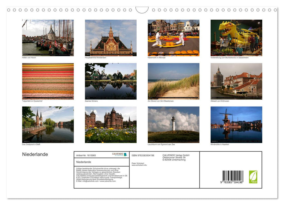 Netherlands – Un-typical things from Holland (CALVENDO wall calendar 2024) 
