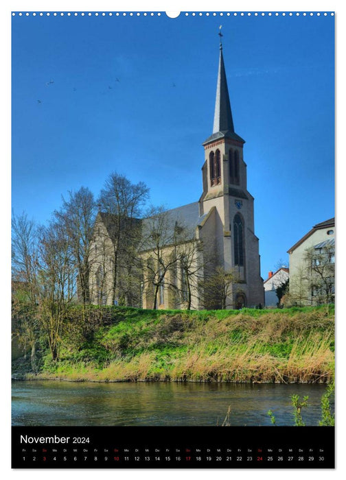 Sa(ar)krale Baukunst - Kirchenarchitektur im Saarland (CALVENDO Wandkalender 2024)