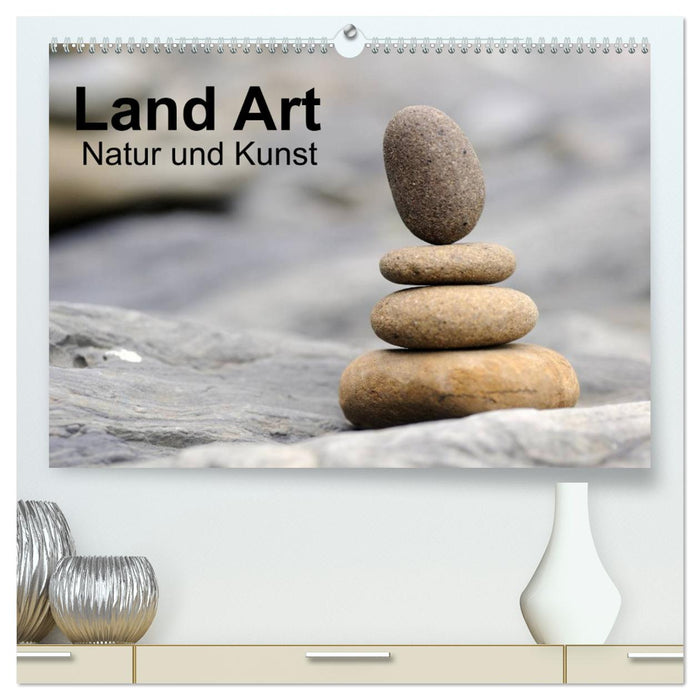 Land Art - Nature et Art (Calendrier mural CALVENDO Premium 2024) 