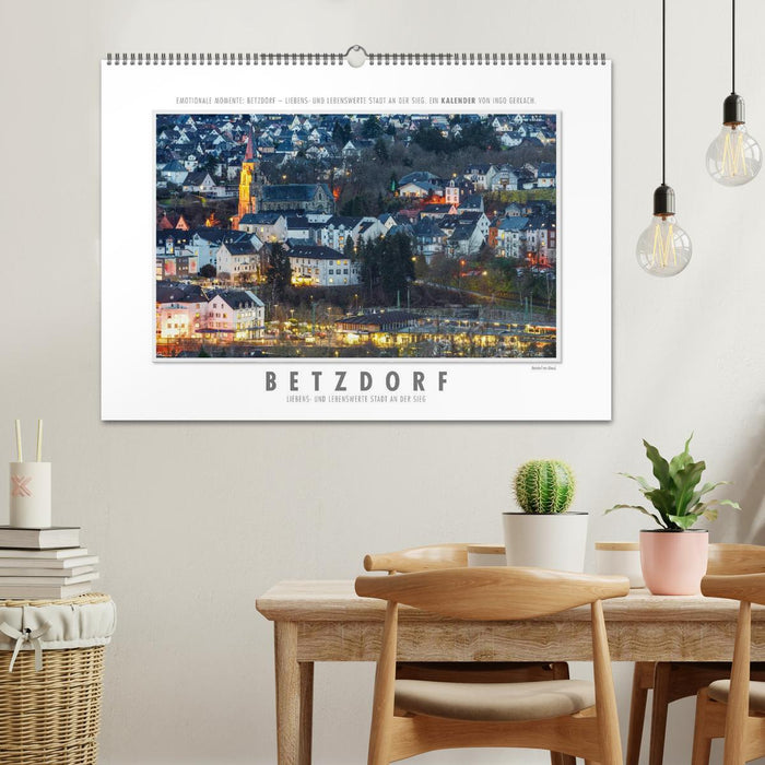 Moments d'émotion : Betzdorf - une ville agréable et agréable à vivre au bord de la Sieg. (Calendrier mural CALVENDO 2024) 