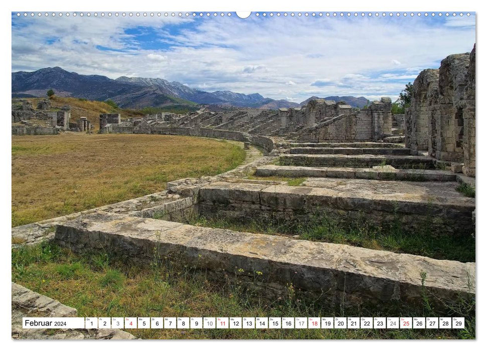 Bâtiments romains en Europe (Calendrier mural CALVENDO Premium 2024) 