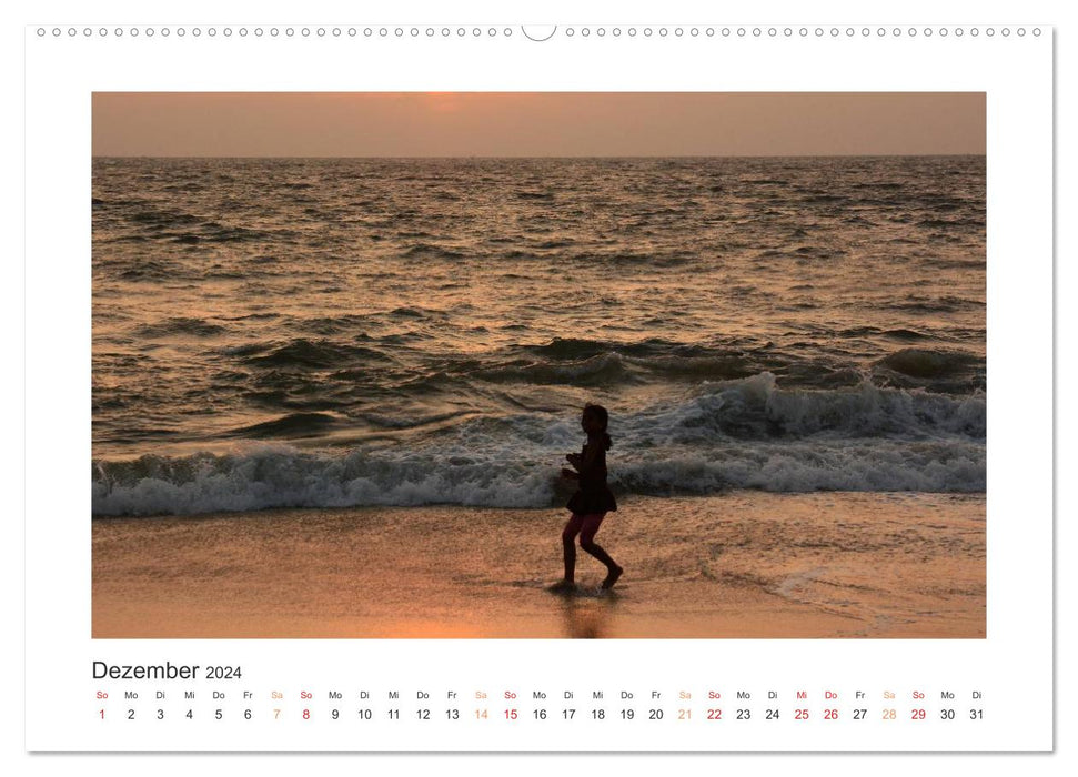 Kerala - Im Süden Indiens (CALVENDO Premium Wandkalender 2024)