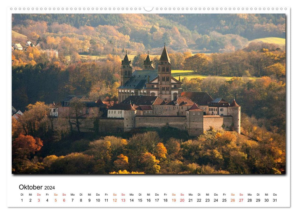 De loin : Schwäbisch Hall 2024 (Calendrier mural CALVENDO Premium 2024) 