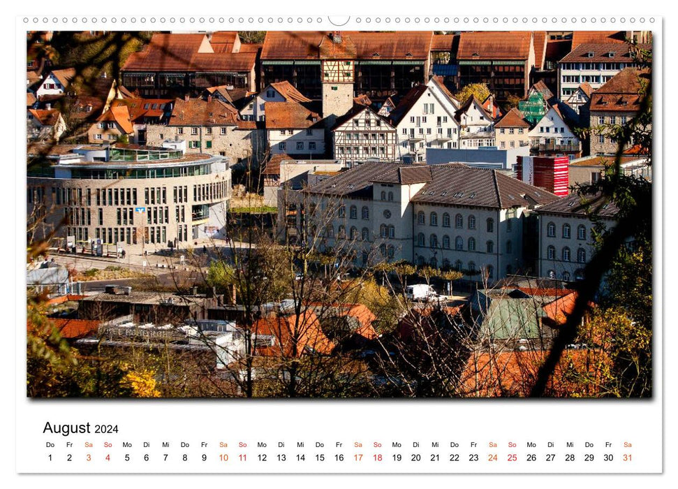 De loin : Schwäbisch Hall 2024 (Calendrier mural CALVENDO Premium 2024) 