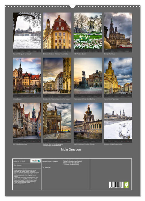 My Dresden (CALVENDO wall calendar 2024) 