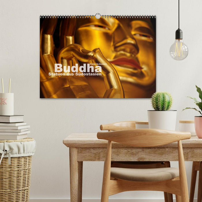 Buddha - Statuen aus Südostasien (CALVENDO Wandkalender 2024)