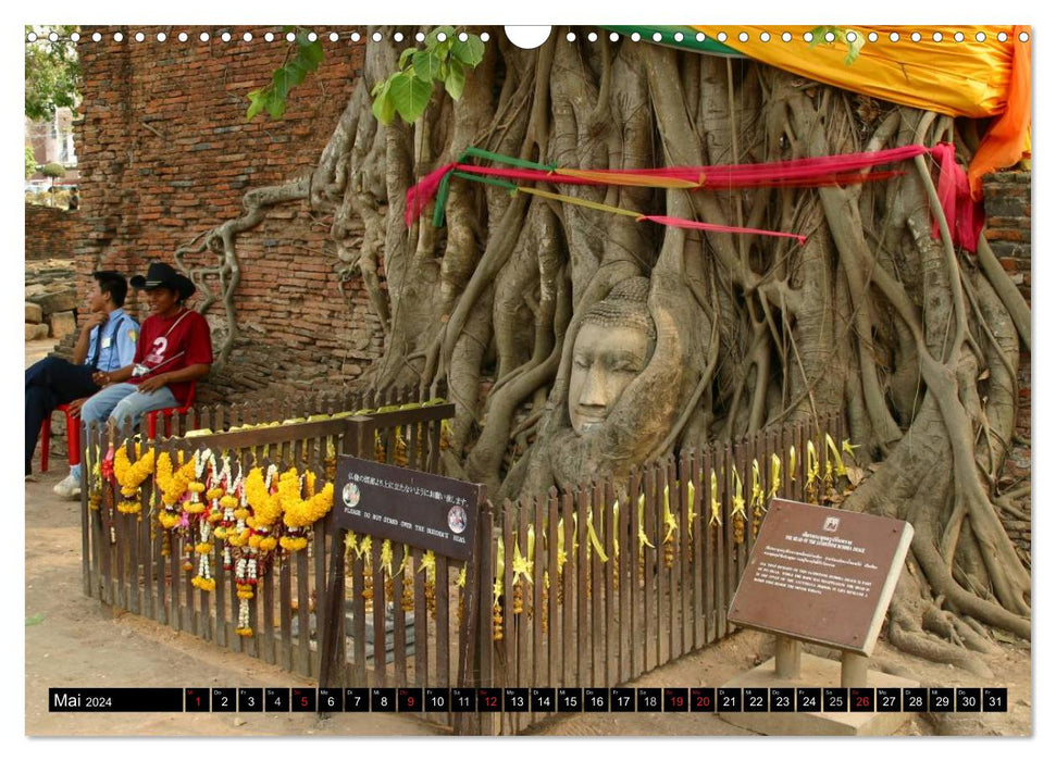 Buddha - statues from Southeast Asia (CALVENDO wall calendar 2024) 