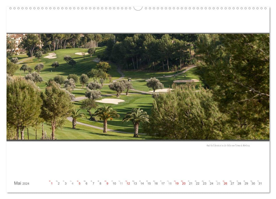 Emotionale Momente: Die schönsten Golfplätze auf Mallorca. (CALVENDO Premium Wandkalender 2024)
