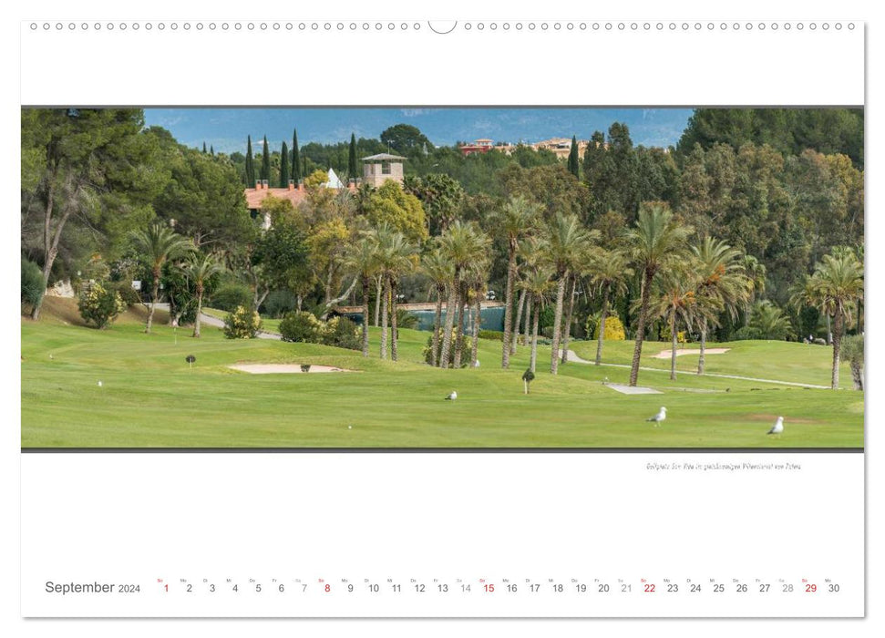 Emotional moments: The most beautiful golf courses in Mallorca. (CALVENDO Premium Wall Calendar 2024) 