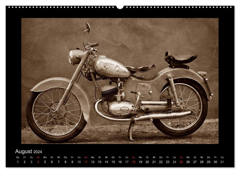 Moto vintage d’Autriche (Calvendo Premium Wall Calendar 2024) 