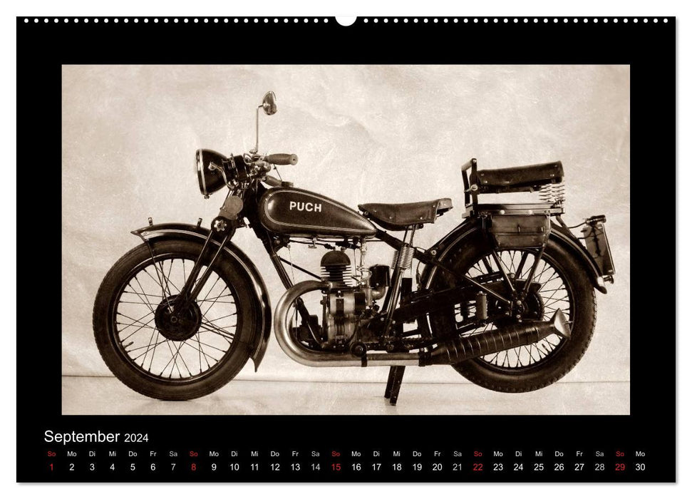 Moto vintage d’Autriche (Calvendo Premium Wall Calendar 2024) 