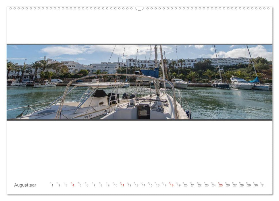 Moments d'émotion : Yachts - luxe élégant sur les océans (Calendrier mural CALVENDO Premium 2024) 