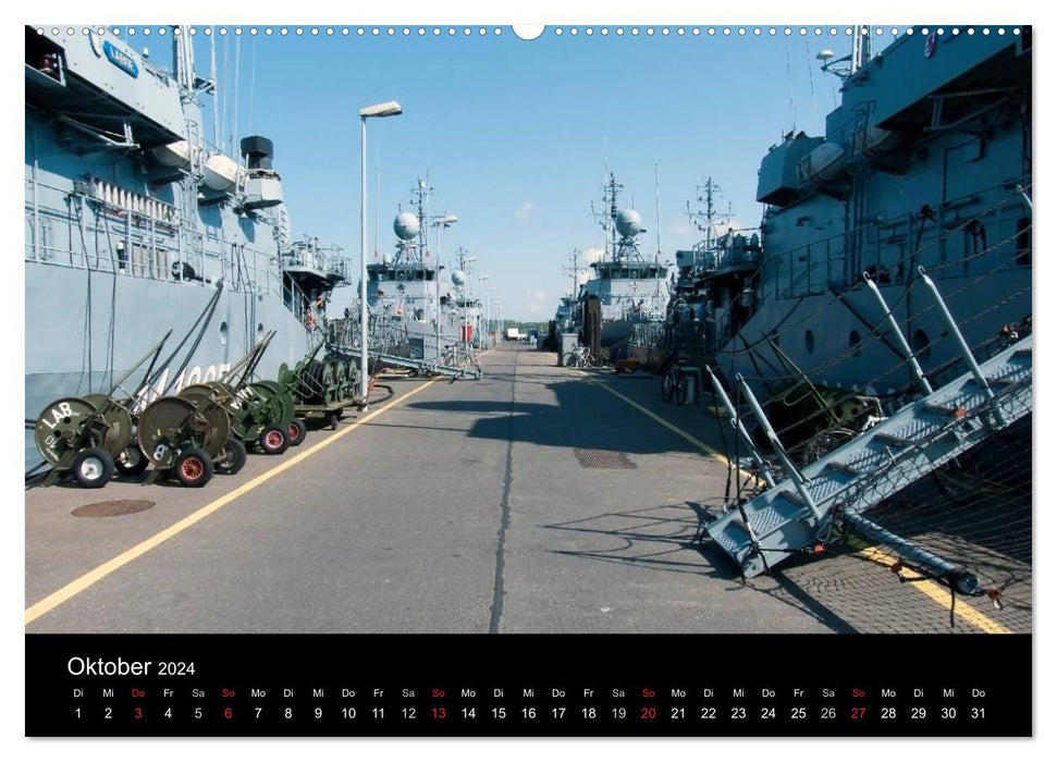 Kiel Naval Base (CALVENDO Premium Wall Calendar 2024) 