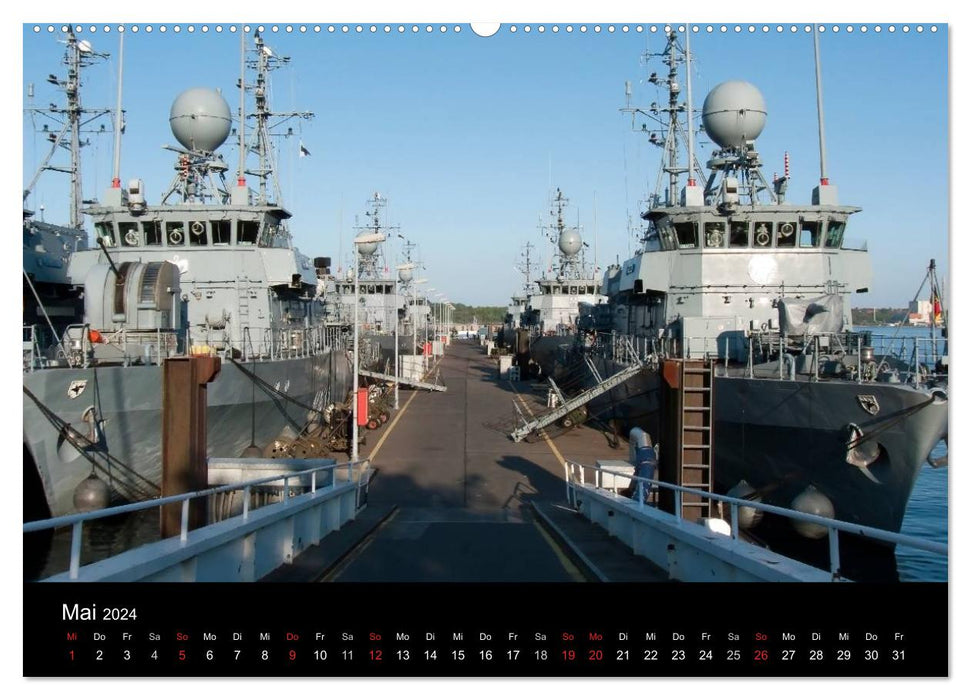 Kiel Naval Base (CALVENDO Premium Wall Calendar 2024) 