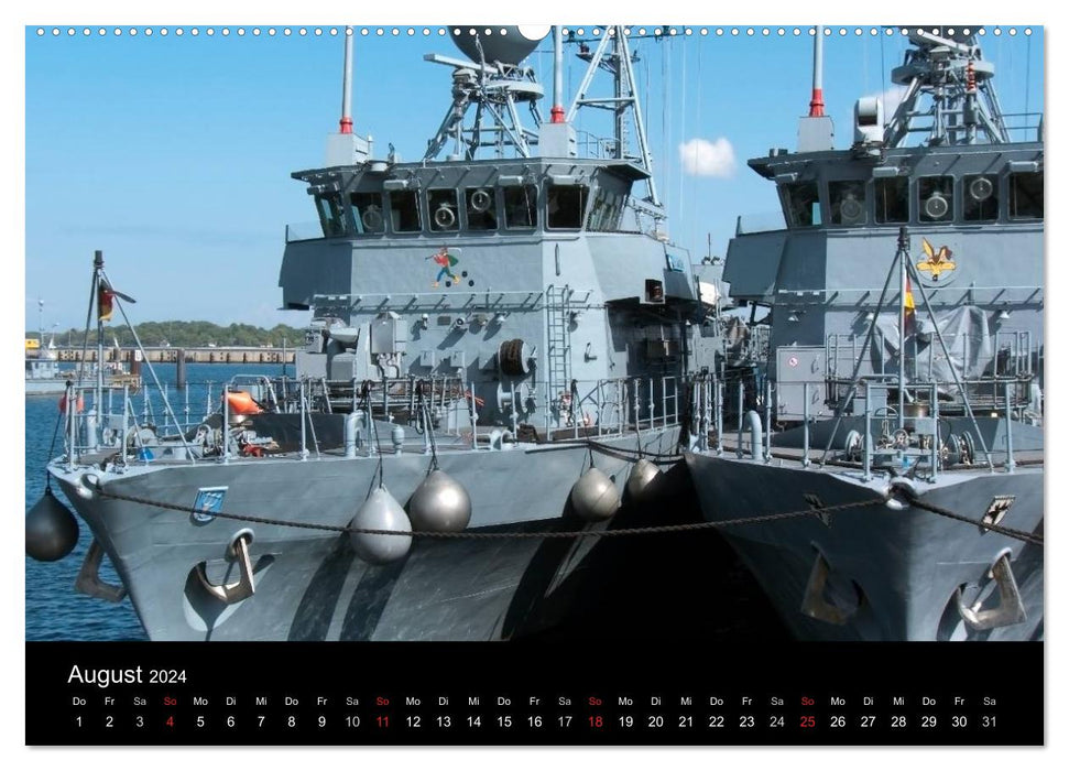 Kiel Naval Base (CALVENDO Premium Wall Calendar 2024) 