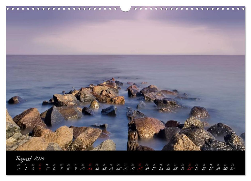 Friedrichskoog groynes and salt marshes (CALVENDO wall calendar 2024) 