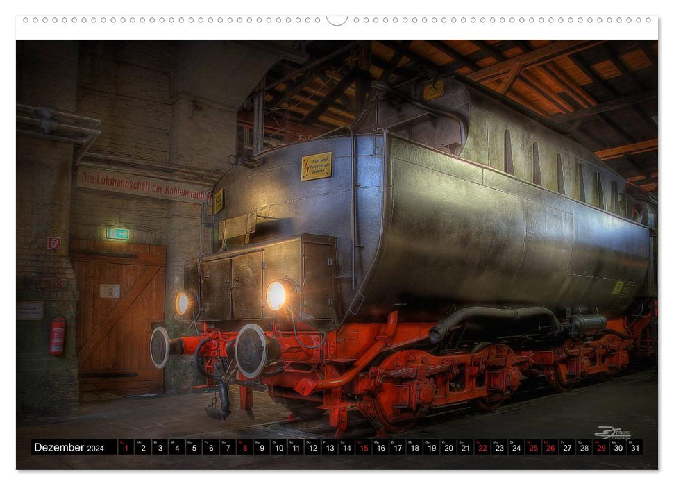 Engine Shed Treasures (CALVENDO Premium Wall Calendar 2024) 