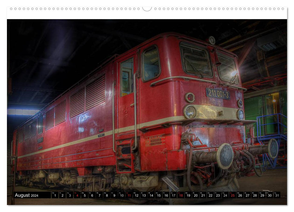 Engine Shed Treasures (CALVENDO Premium Wall Calendar 2024) 