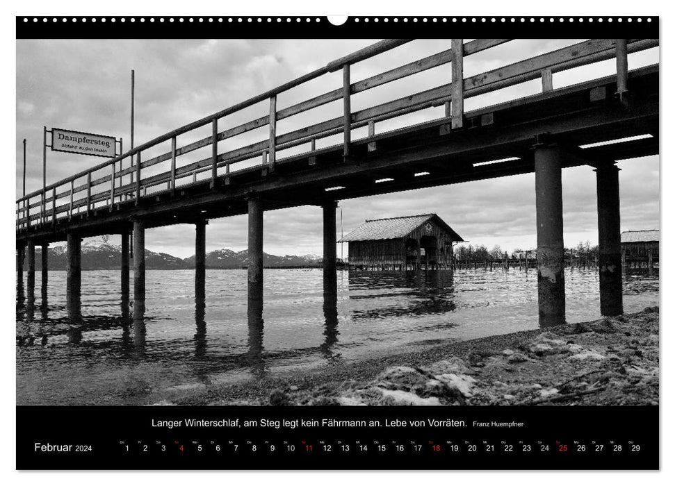 Silence at Lake Chiemsee (CALVENDO wall calendar 2024) 