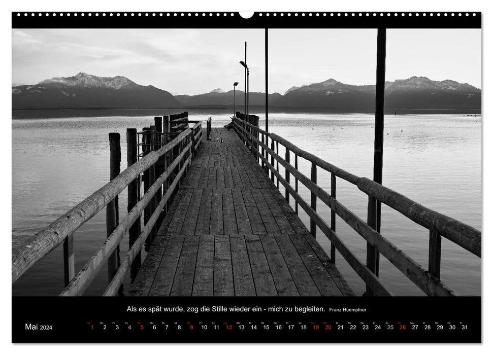 Silence at Lake Chiemsee (CALVENDO wall calendar 2024) 