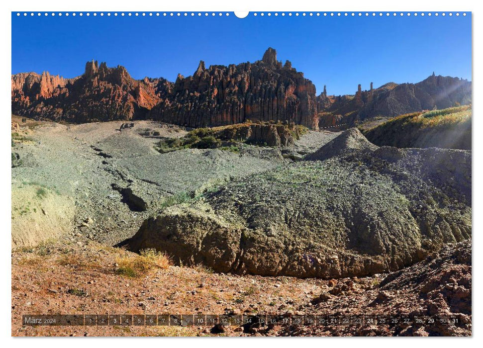 Peru & Bolivien - Die Landschaft (CALVENDO Wandkalender 2024)